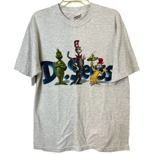 Vintage 1999 Dr Seuss Graphic T-Shirt Size Large Unisex